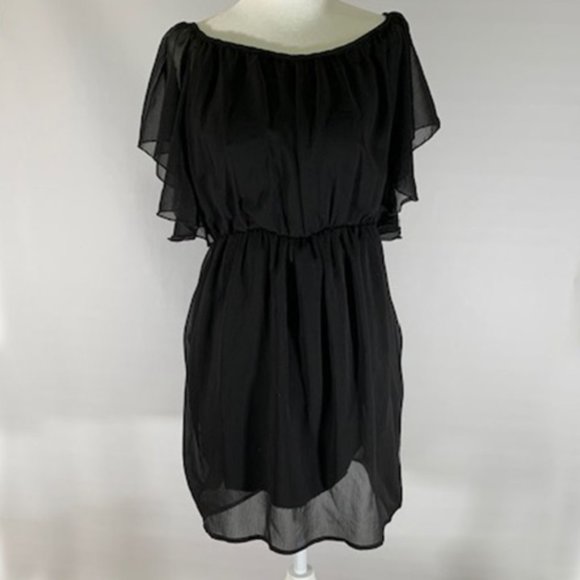 Velvet Torch Black Minidress - Picture 3 of 3